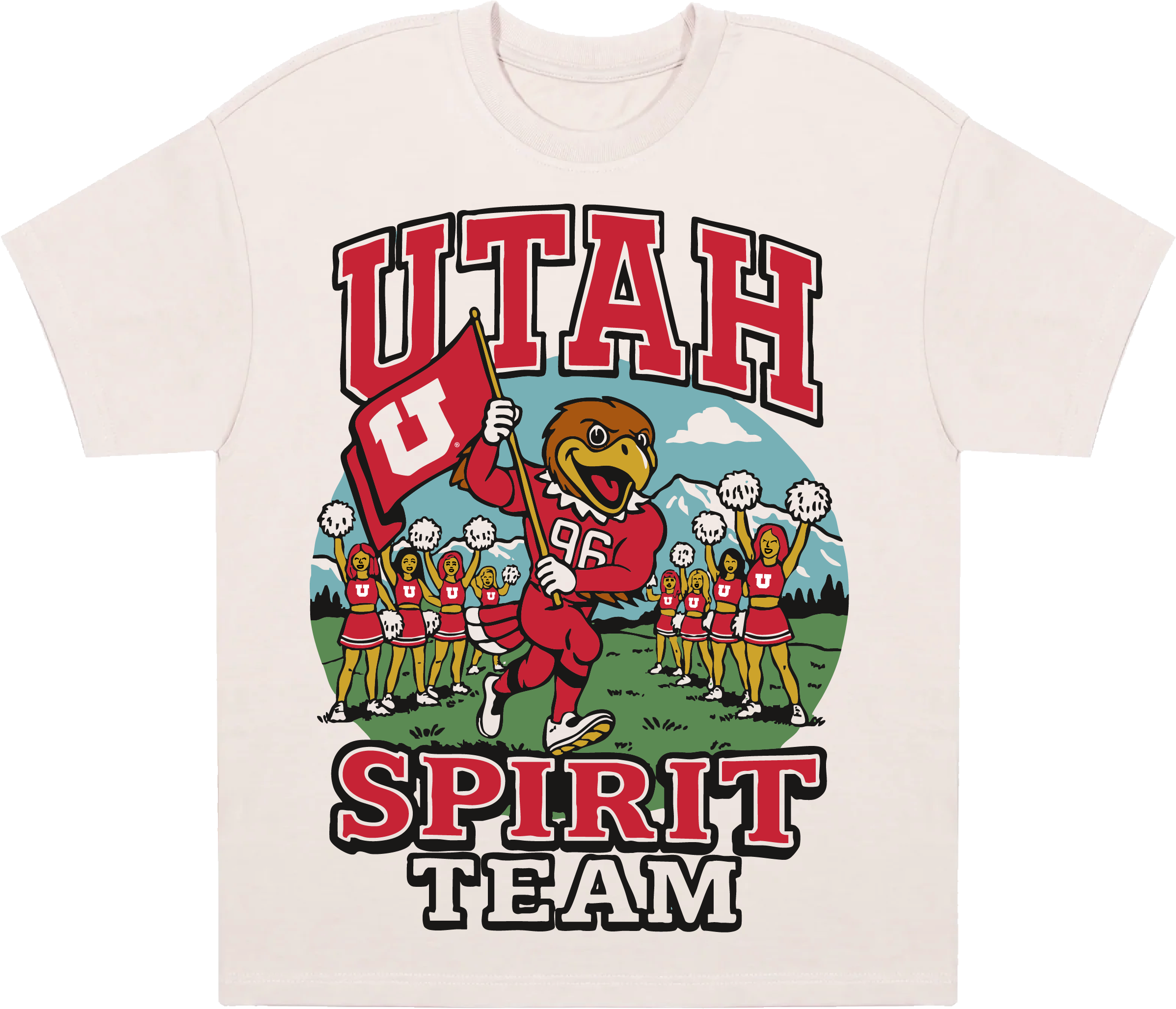 Utah Spirit Team Design Tee - Natural
