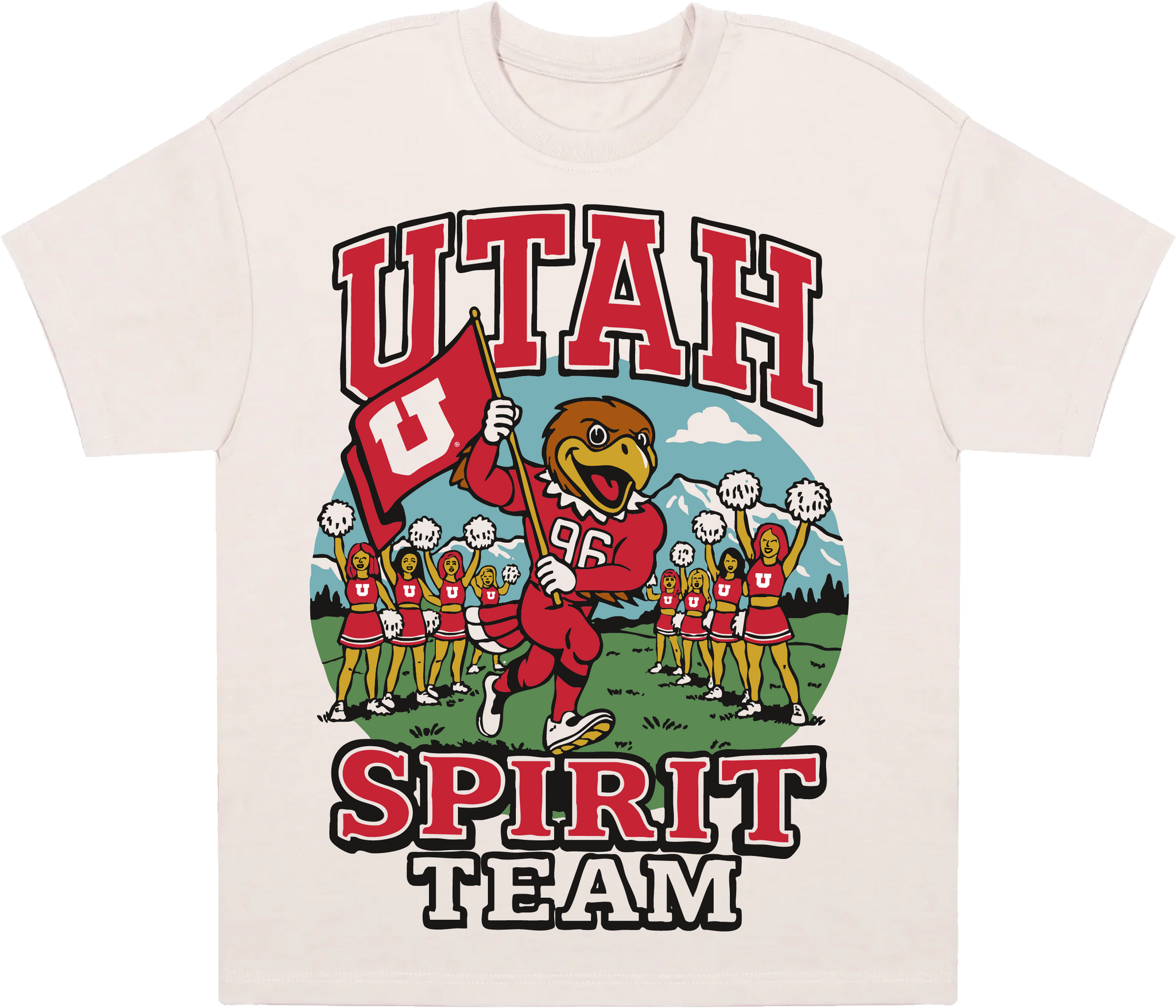 Utah Spirit Team Design Tee - Natural