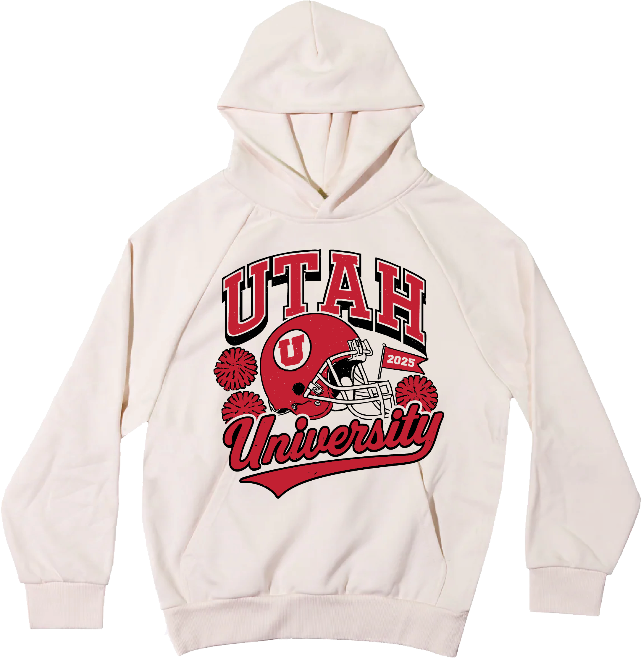 Utah University Helmet Hoodie