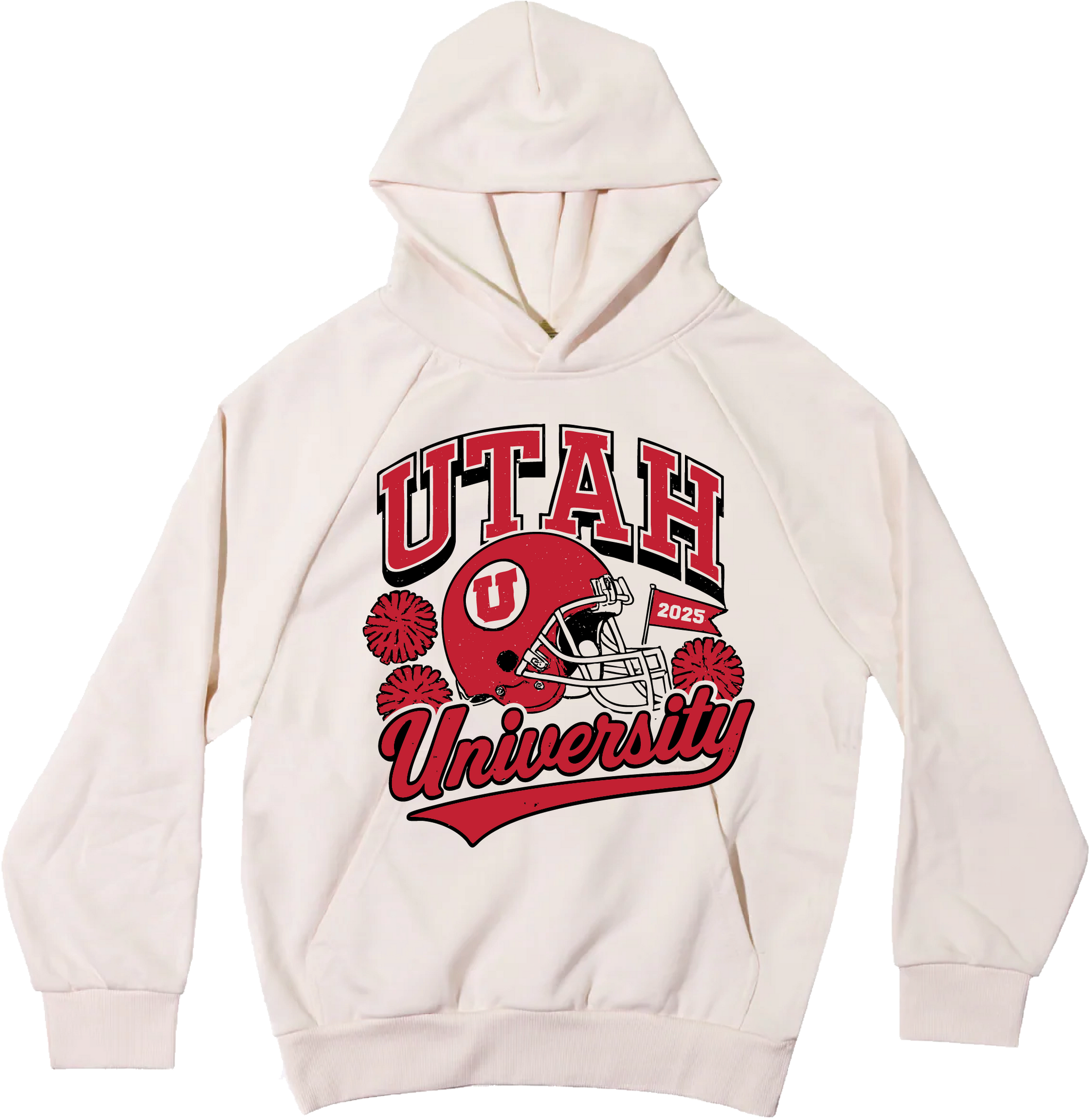 Utah University Helmet Hoodie