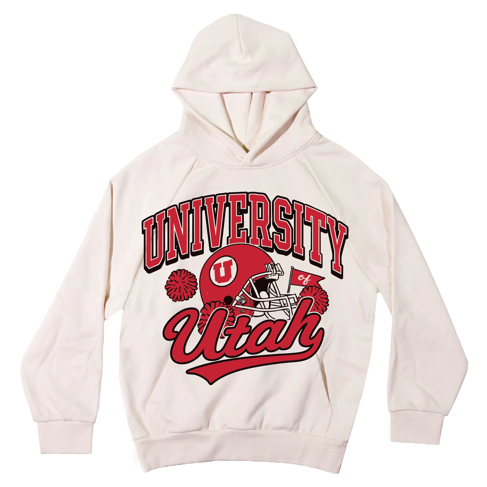Utah University Helmet Hoodie